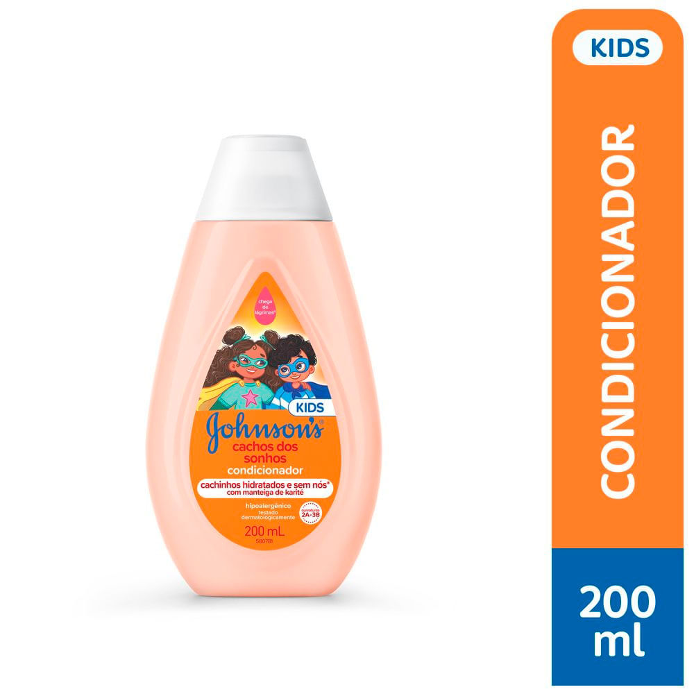Detalhes do Condicionador Johnson's Cachos dos Sonhos 200ml
