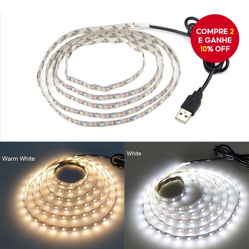 Faixa De Luz De Fundo LED Para TV – USB 5V , Decoração De em Oferta na Shopee