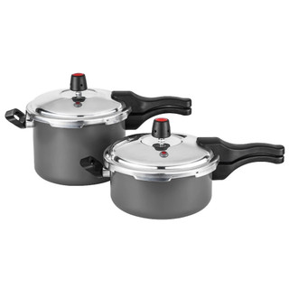 Kit 2 panelas de Pressão MTA Multi 4.5L Grafite Antiaderente