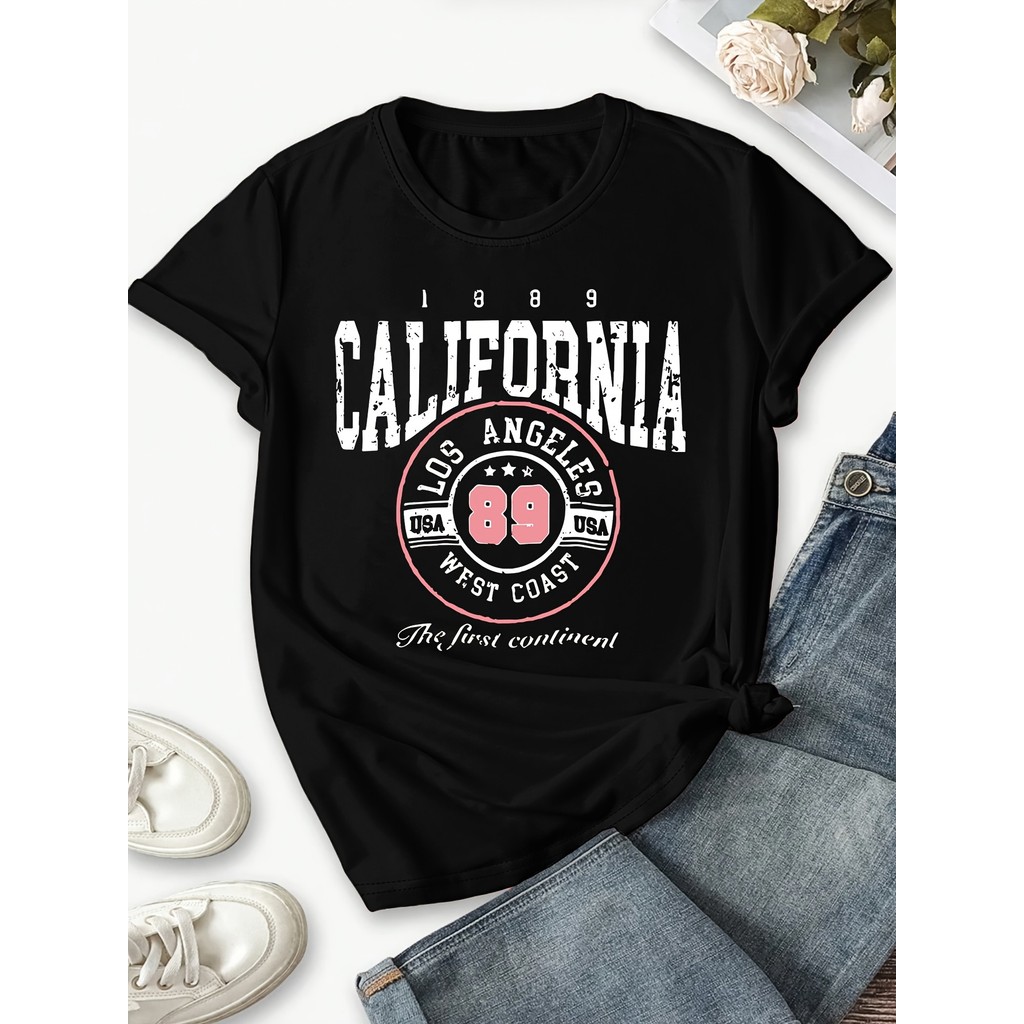 Camiseta Unissex Masculina e Feminina Letter Alfabeto Redonda Slim Simples Confortável Linda Moderna Primavera Verão