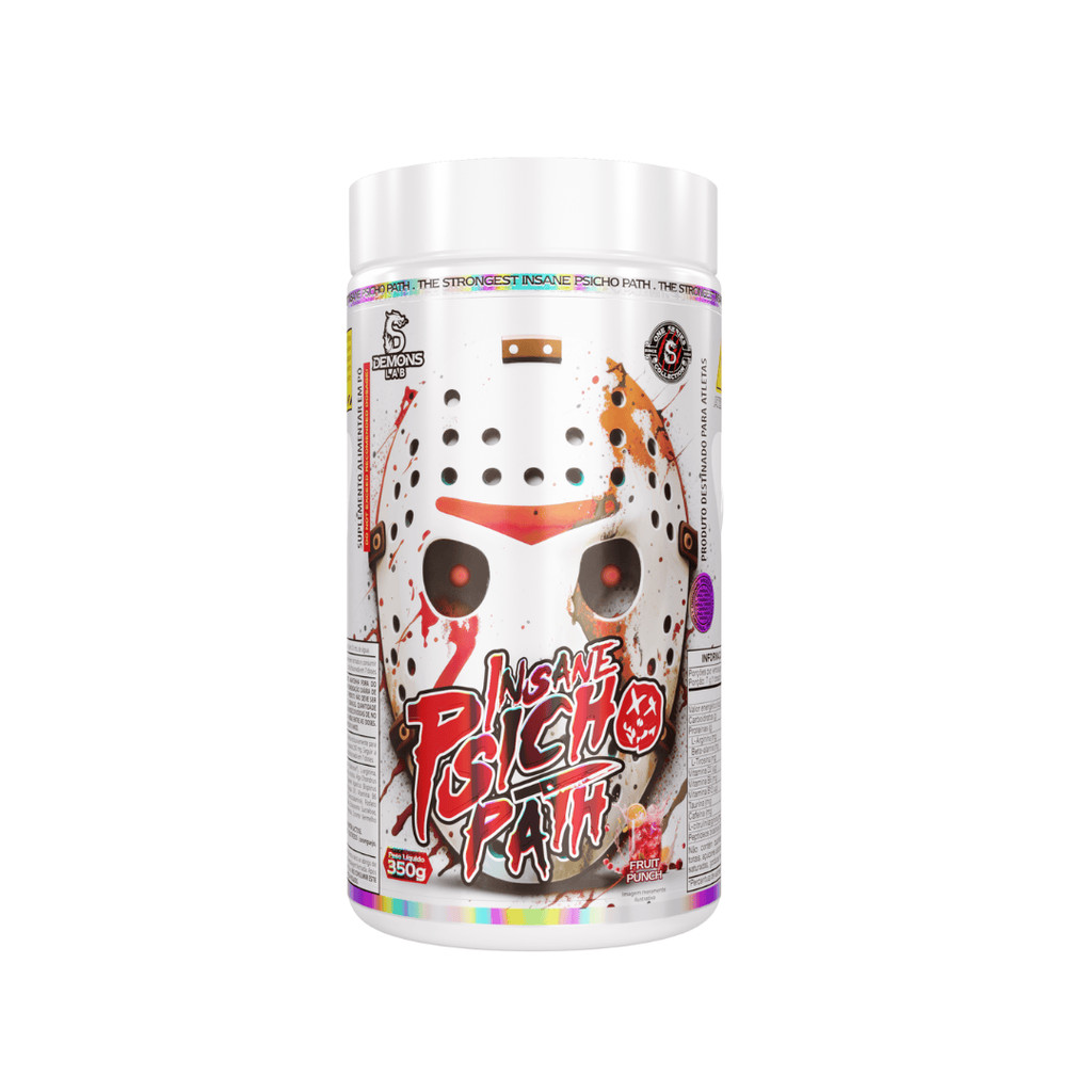 Insane Psicho Path 350g Fruit Punch Pré Treino Mais Forte do Brasil Growth Melhor Pré Treino — R$ 109,90 em Shopee