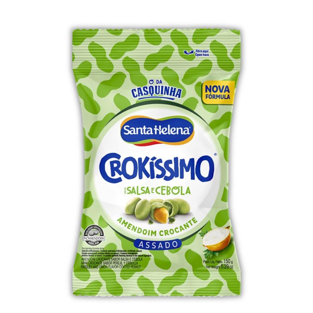 Amendoim 150g Sabor Salsa e Cebola Crokissimo