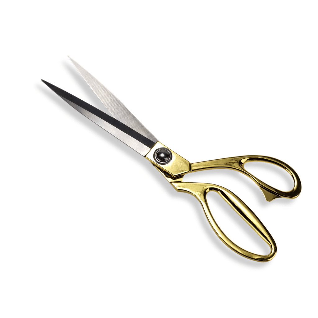 Tesoura Profissional Cor Dourada Para Alfaiate, Costura e Tecidos 10,5 polegada Aço Inox em Oferta na Shopee