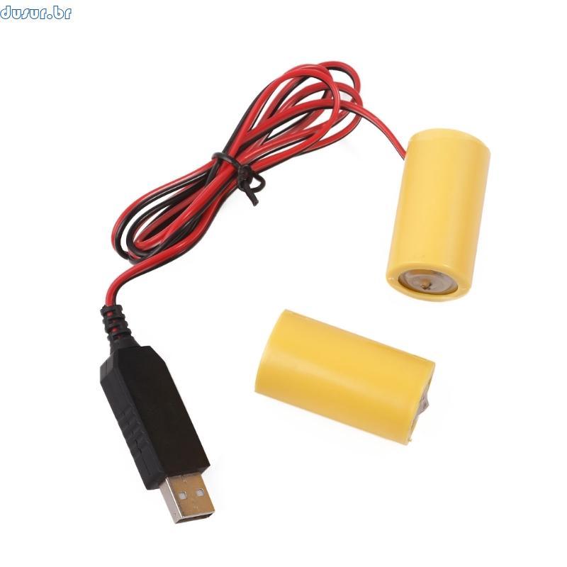 dusur9 Eliminadores Universais 3V LR14 C Substituem 2 Unidades 1 5V Para Acessórios Câmera Brinquedo Eletrônico