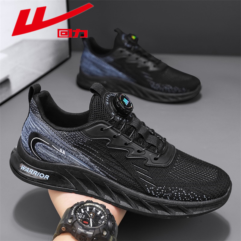 Puxar para trás sapatos masculinos malha respirável verão única malha esportes lazer leve botão rendas-livre correndo sa