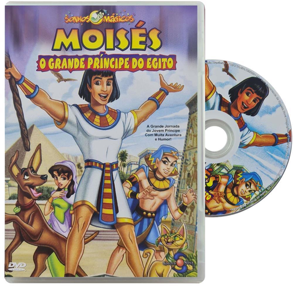 DVD Moisés - O Grande Príncipe Do Egito -  Animação Original