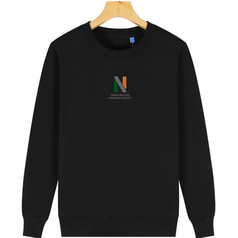 Camiseta de outono de manga comprida masculina roupas de outono juventude puro algodão primavera roupas masculinas júnio