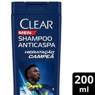 Shampoo Anticaspa Clear Men Hidratação Campeã by Vini Jr 200ml em Oferta na Shopee
