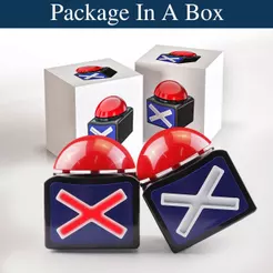 Jogo Resposta Ao Buzzer , Game Botão De Alarme Sonoro Com Trivia Light Quiz Obtém Talent Toys/