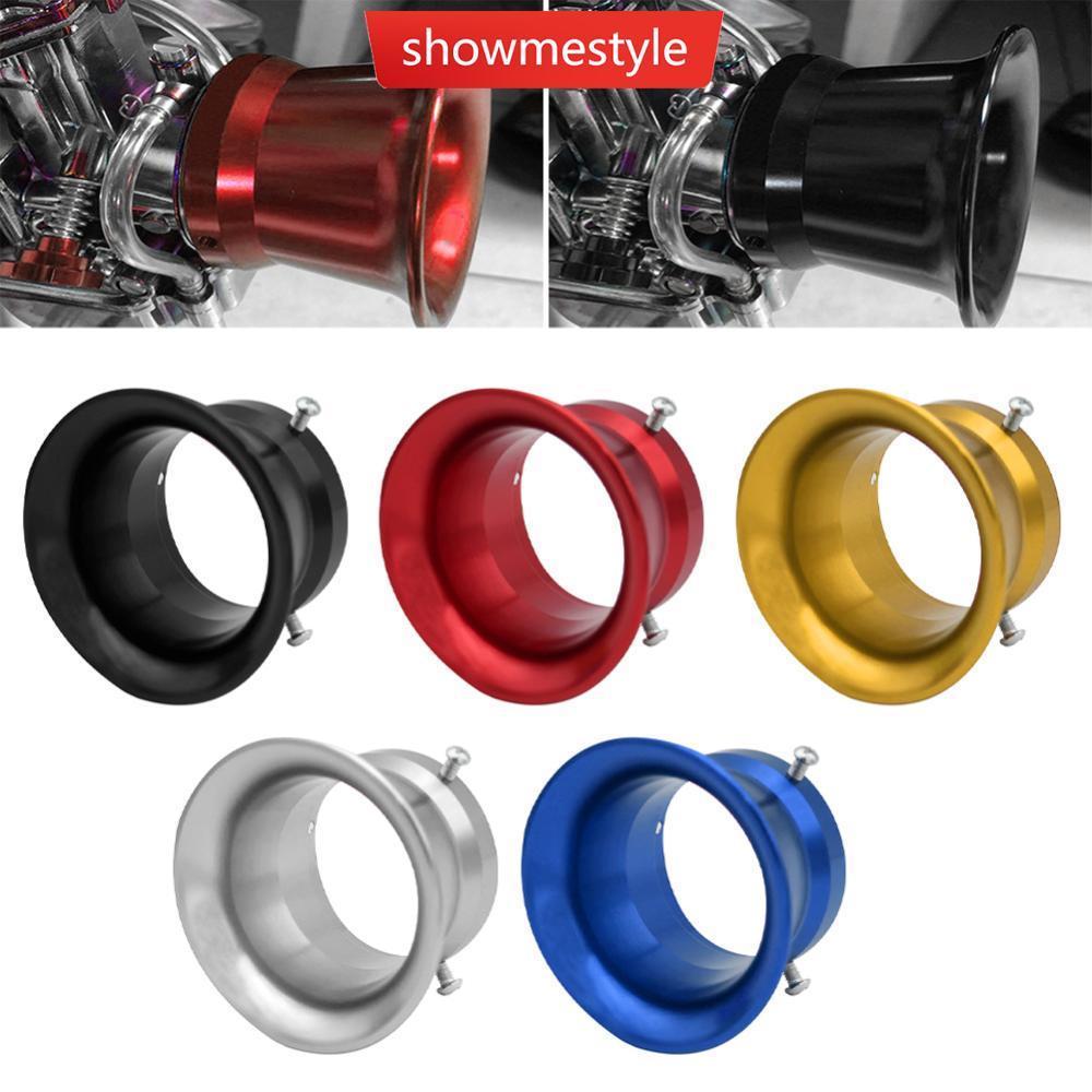 SMS Universal Motocicleta CNC Carburador Filtro De Ar Vento Copo Chifre 50mm Para KOSO MIKUNI OKO PE PWK 21 24 26 28 30 