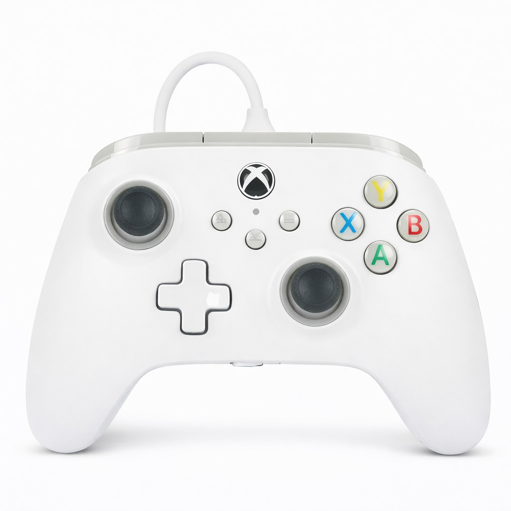 Controle Xbox Com Fio Branco USB 3m PC Xbox Series X S One Licenciado Oficial Headset P2