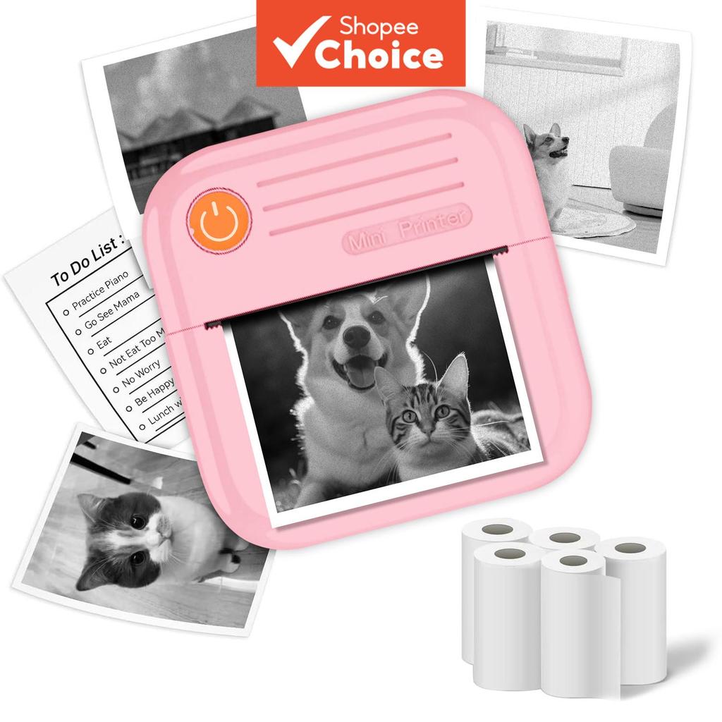 Impressoras Fotográficas Portáteis Sem Fio Para Viagens Impressora Móvel Térmica Tinta Bluetooth Escola Em Casa Mini Por