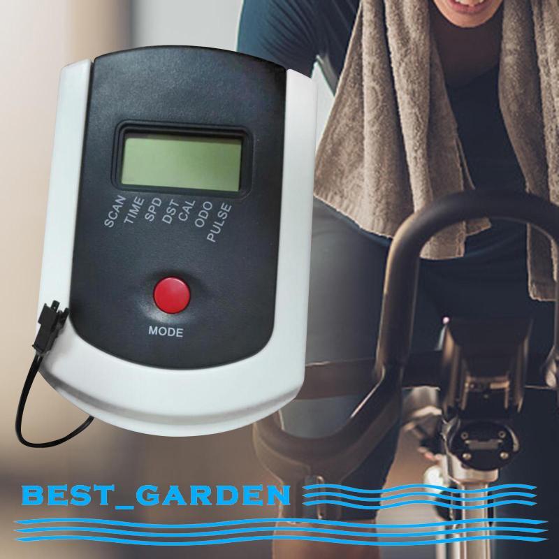 [Best_garden] Velocímetro Com Monitor LCD E Medição De Frequência Cardíaca Para Bicicletas Ergométricas Internas