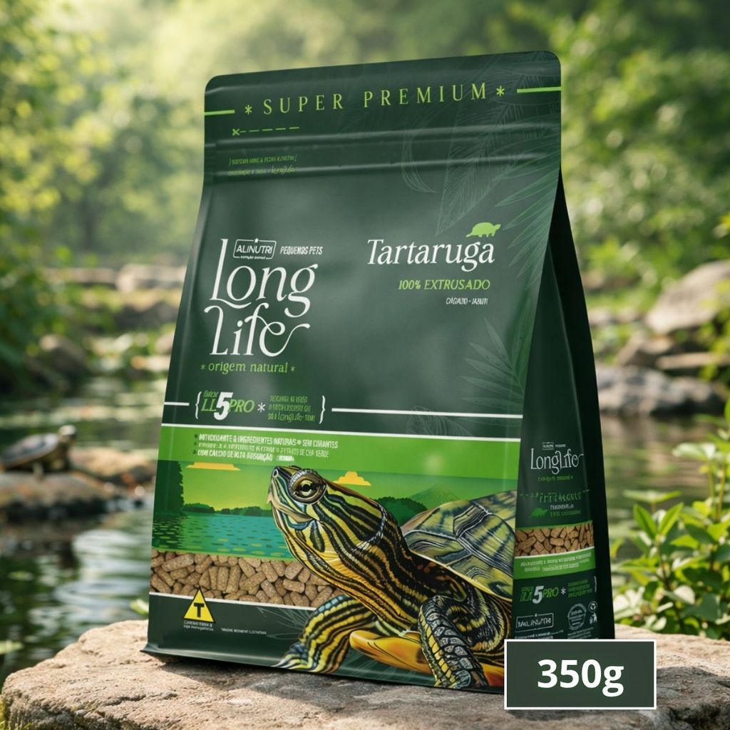 Long Life Extrusada Tartaruga  350g