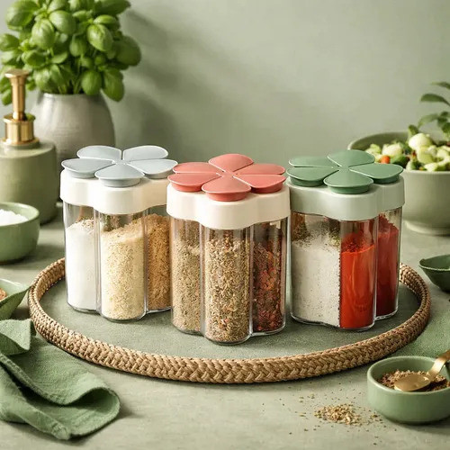 Porta Temperos 5 em 1 Organizador Condimentos Cozinha organizador de temperos