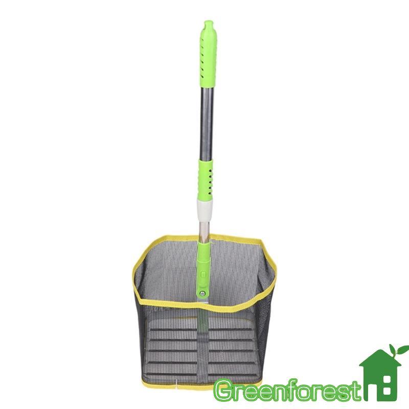 greenfor Coletor Pingue-Pongue Eixos Retráteis Haste Removível Giratória 180 Graus