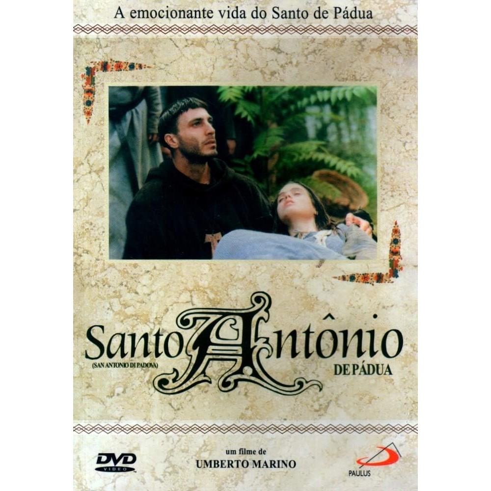DVD Santo Antônio de Pádua direção Umberto Marino