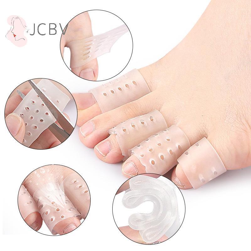 [JCBV] 2 Unidades De Gel De Silicone Protetor De Tubo De Dedo Pequeno Capas De Dedos Evita Bolhas Anti-Fricção Respiráve