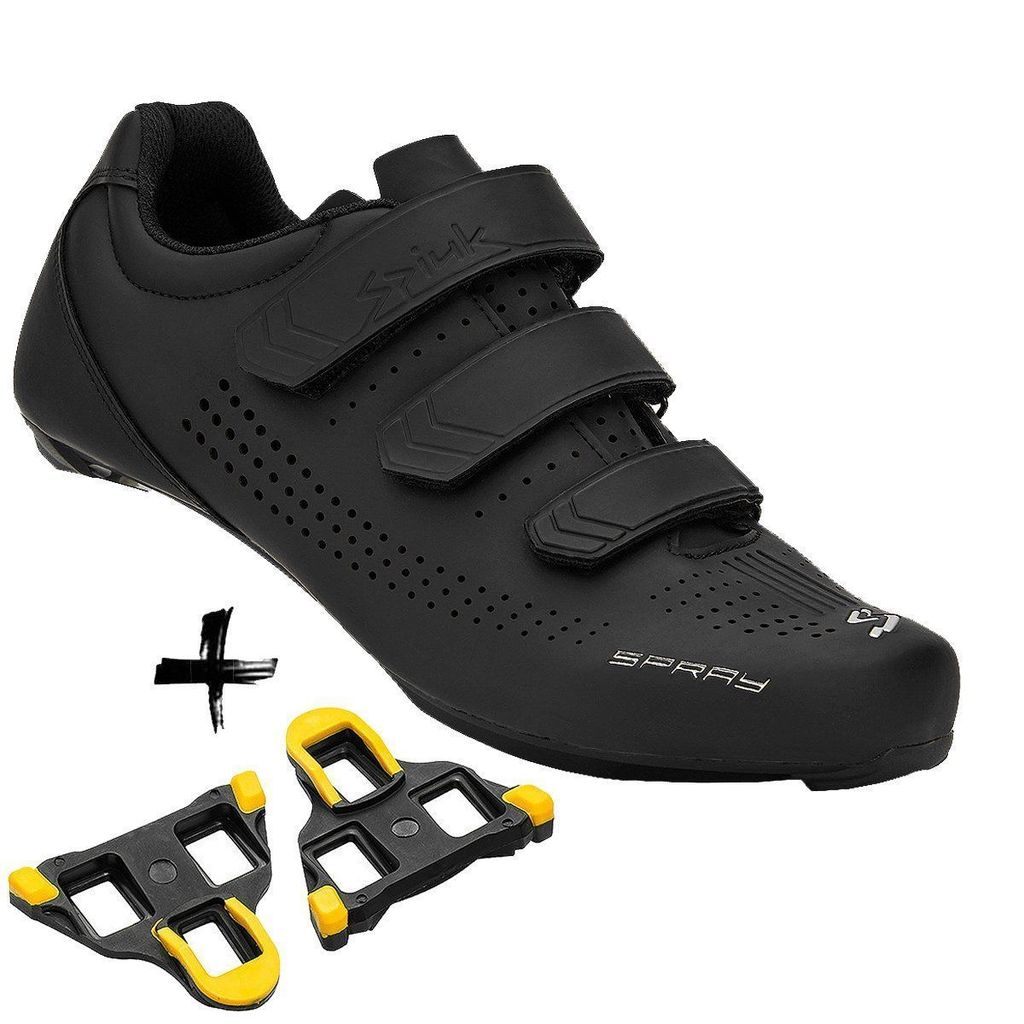 Kit Sapatilha de Ciclismo Spiuk Spray Speed + Taco Padrão Shimano SPD