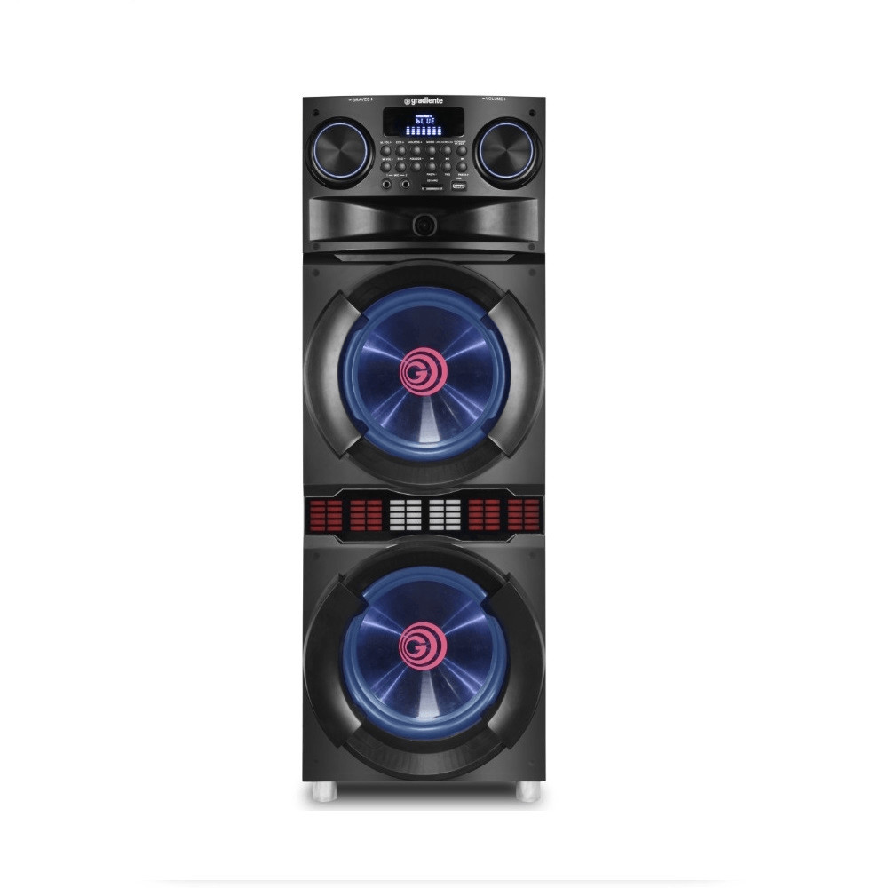Caixa de Som Gradiente Power Party Preta GCA310 – Bivolt