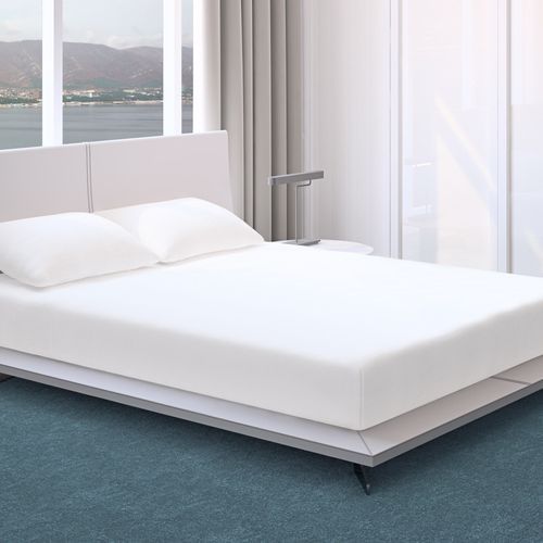 Capa Protetora Colchao Casal Impermeavel Acolchoada Antialergica Branca