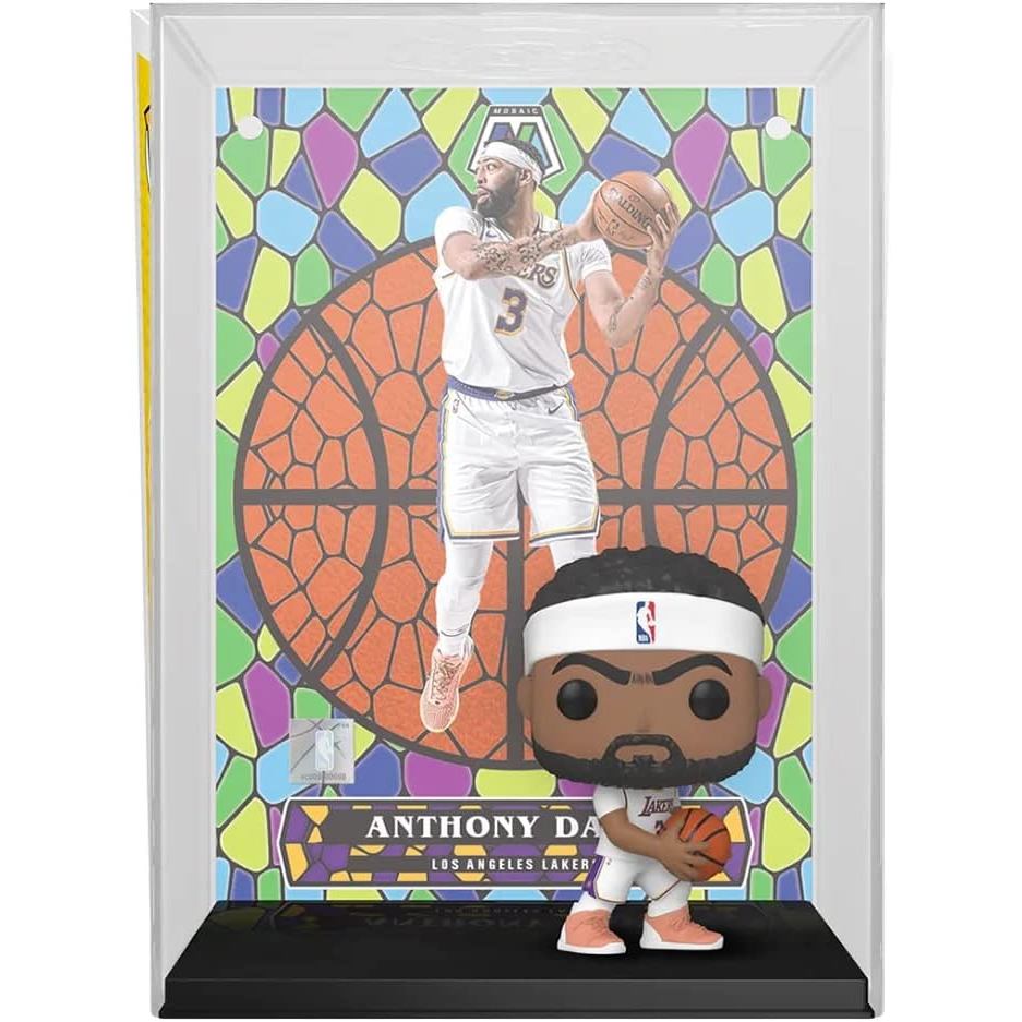 Funko Pop NBA Los Angeles Lakers Anthony Davis 13 Trading Card Original Basquete Figura Colecionável Vinil Estátua