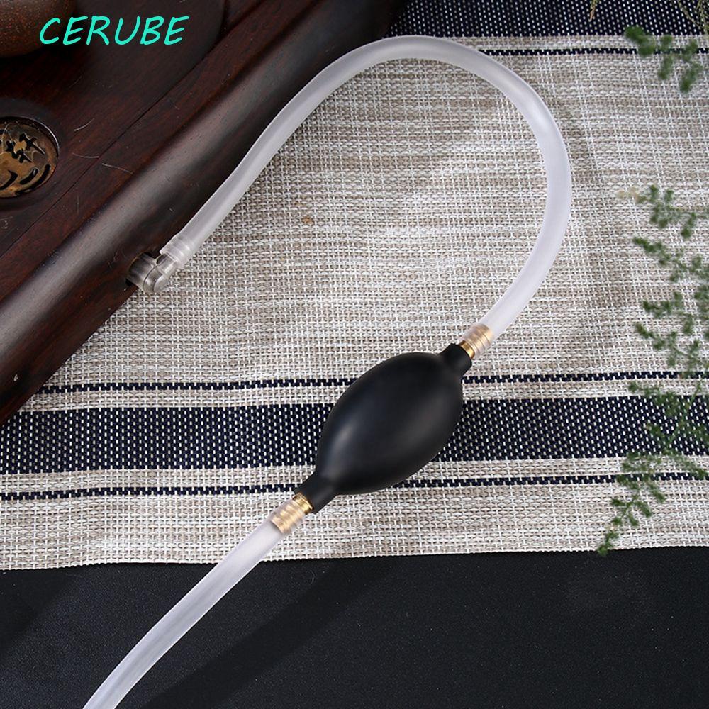 CERUBE Bomba Manual De Óleo Gás Plástico Peixe De Gasolina Líquida Água Tubo De Sucção Bola Absorvente