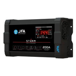 FONTE CARREGADOR DE BATERIA JFA 200 Ah STORM PLUS COM SCI
