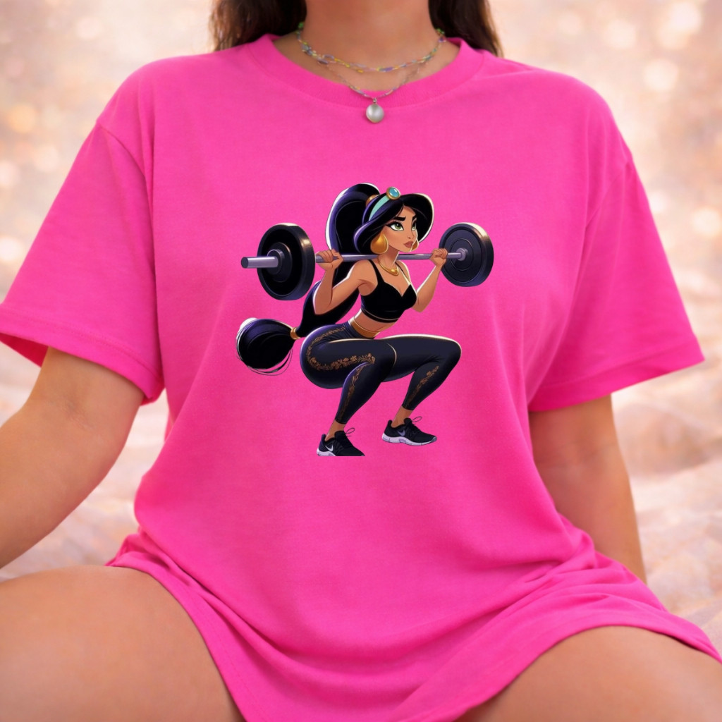 Camiseta Feminina Academia Estampada Fitness Confortável e Estilosa