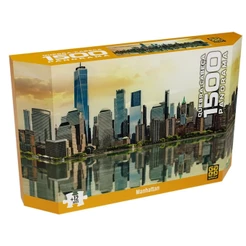 Quebra Cabeça Panorama Manhattan 1500 Peças - Grow
