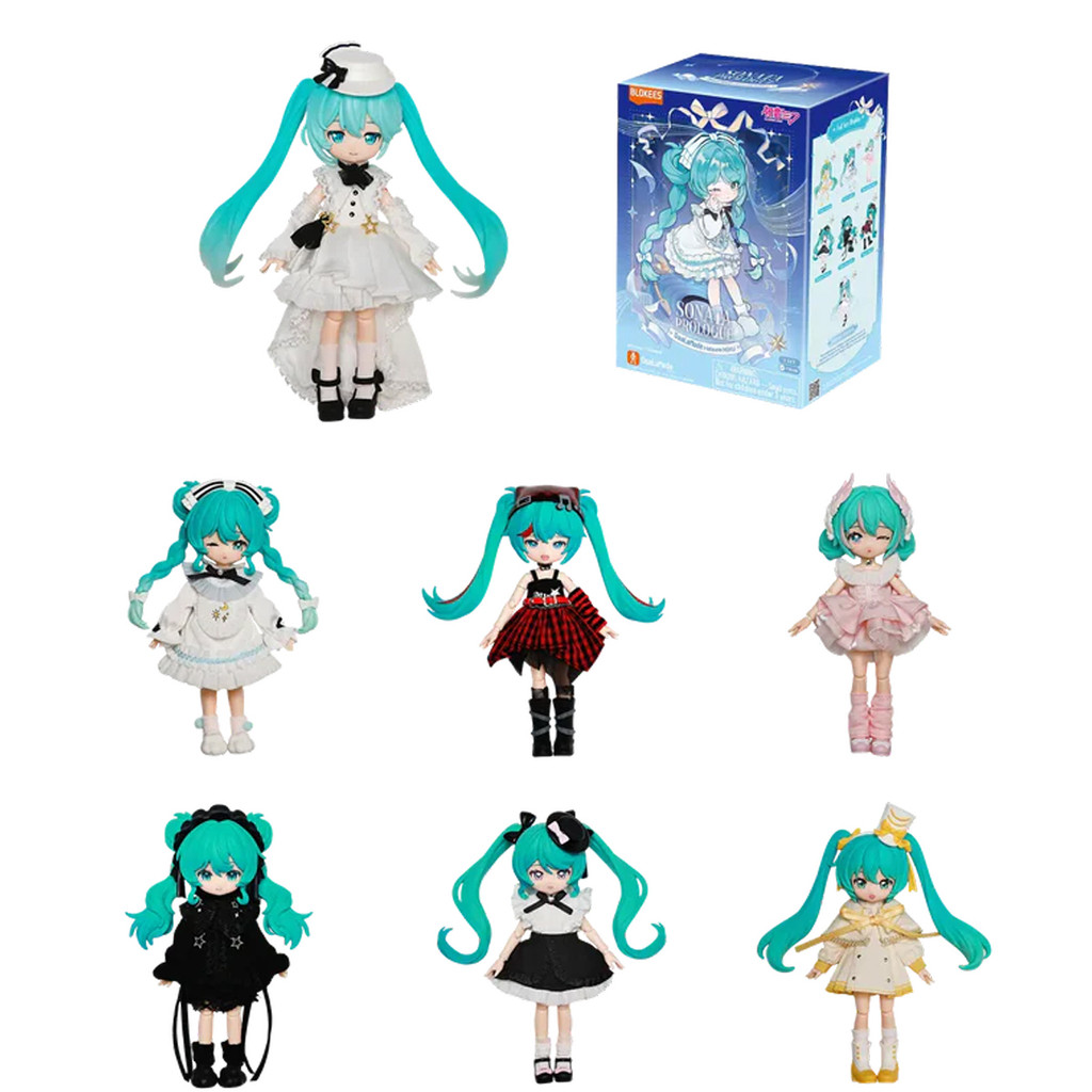 Boneco Articulado Montável Blokees DaaLaMode Series Hatsune Miku Sonata Prologue