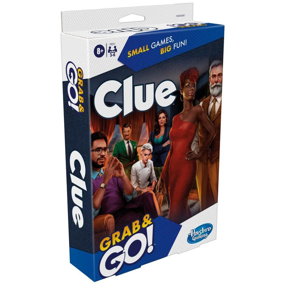 Jogo de Tabuleiro - Clue Grab & Go - Hasbro