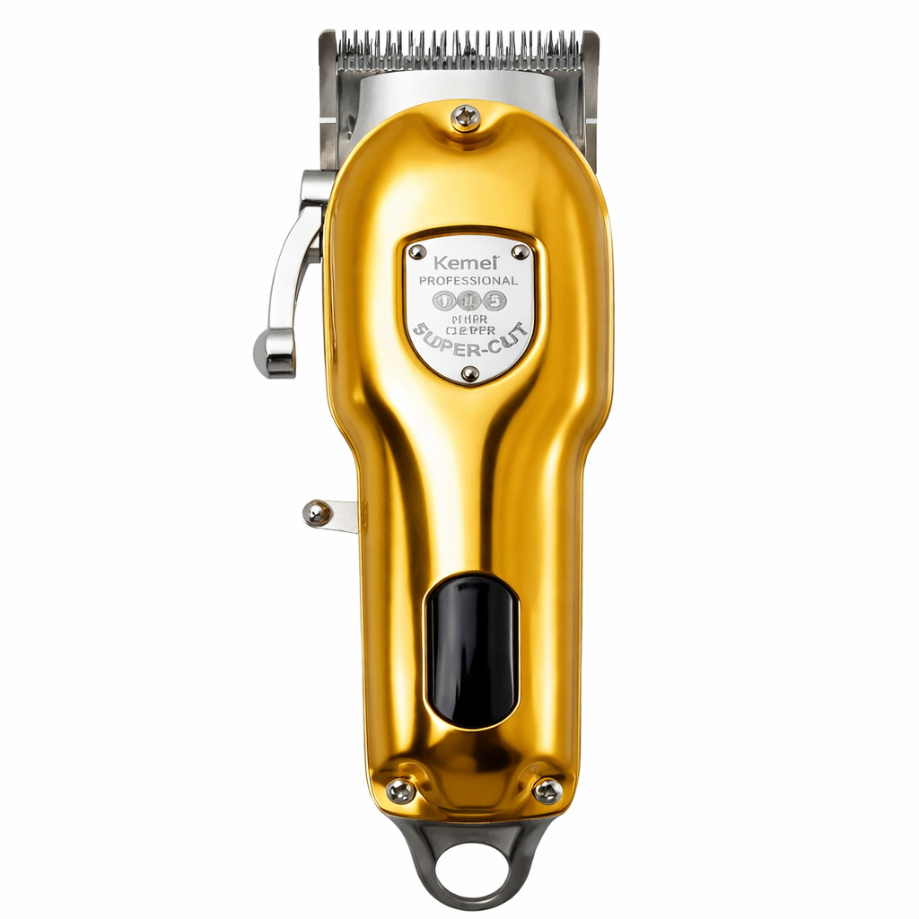 Máquina Corte Cabelo Kemei KM-135 Profissional Sem Fio Bateria 2500mAh Bivolt 240min Acabamento