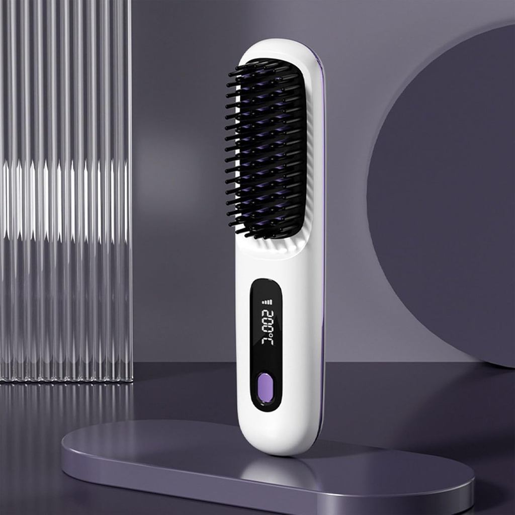 Numoya-Numoya Go Brush Pro, Escova Alisadora Portátil Numoya - Gobrush Pro, Go Brush Pro Hair Numoya, Escova Alisadora d