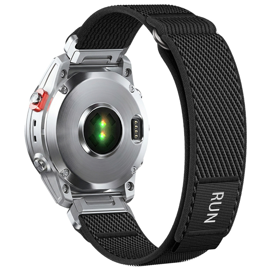Faixa De Nylon Macia E Respirável De Secagem Rápida – Alça De Ajuste Rápido Para Garmin Forerunner 970/965/955/945 Quati