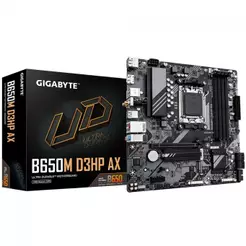 Placa Mãe Gigabyte B650M D3HP AX, WiFi6E, Chipset B650, AMD AM5, mATX, DDR5