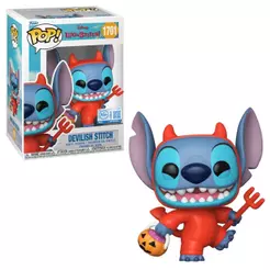Boneco Funko Pop! Exclusivo Disney Lilo & Stitch - Stitch Travesso