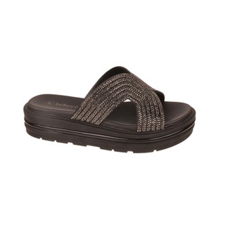 Sandalia Feminina Papete Plataforma Conforto Bebecê Original em Oferta na Shopee