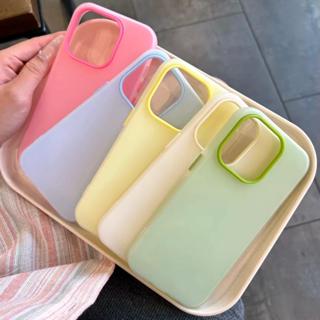 Capa Para Samsung S25 Ultra S24 Plus S23 S22 A17 A07 A26 A06 A16 A05 A15 A14 A13 A34 A23 A32 Moda Simples Doce Cor Sólid em Oferta na Shopee