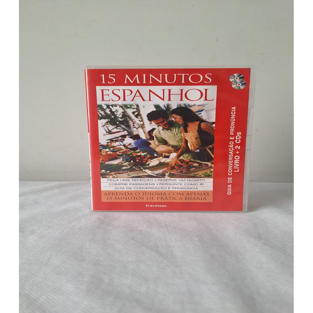 DVD 15 Minutos Espanhol editora PubliFolha