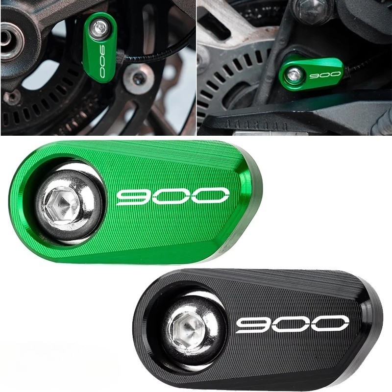 Para Kawasaki Z900 Z 900 SE Z900RS 2017-2024 Acessórios Da Motocicleta CNC Roda Dianteira ABS Sensor Guarda Capa De Prot