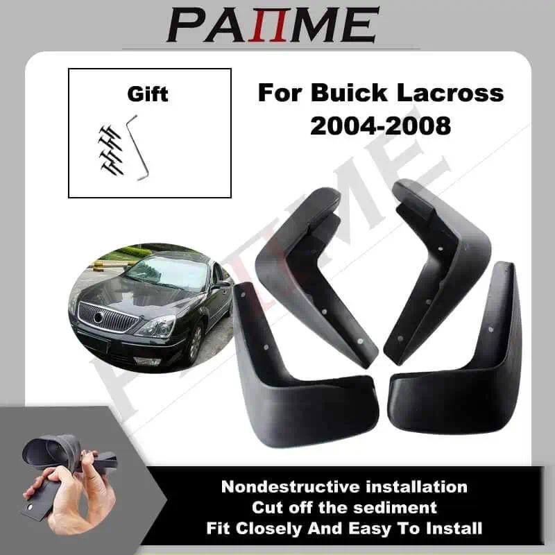 Carro Automotivo MudFlaps Para BUICK LACROSS 2004-2008 4 Pçs/Set Moldado Respingo Guardas Frente Traseira Lama Aleta-Lam