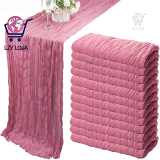 Toalha De Mesa De Gaze , Corredores Rústicos De 90x180/300 Cm , Configuração Vintage em Oferta na Shopee