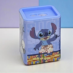 Apontador Stitch Surf - Duplo - 5cm - Disney Original - 1 unidade - Rizzo
