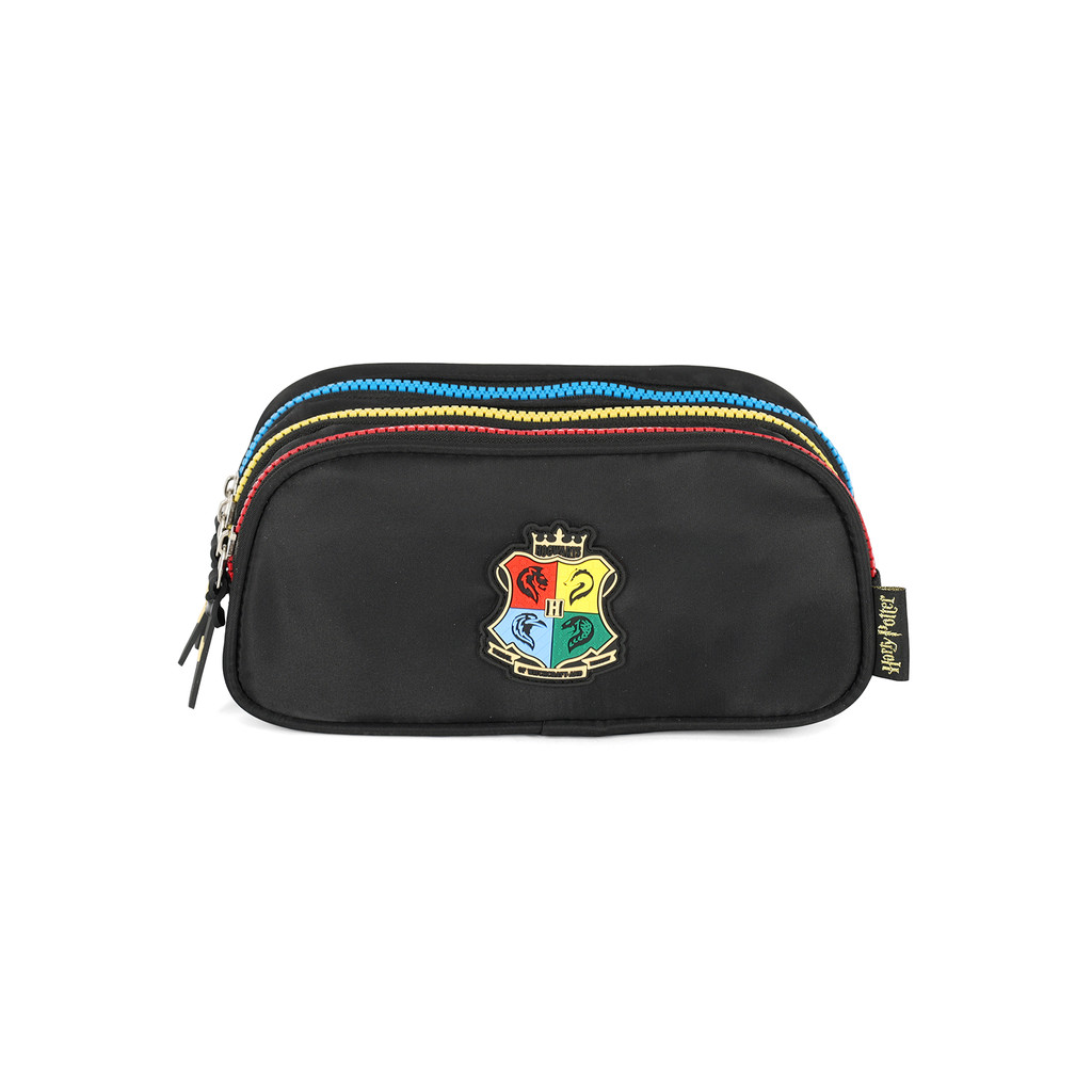 Estojo Escolar Harry Potter Hogwarts 3 divisórias Licenciado em Oferta na Shopee