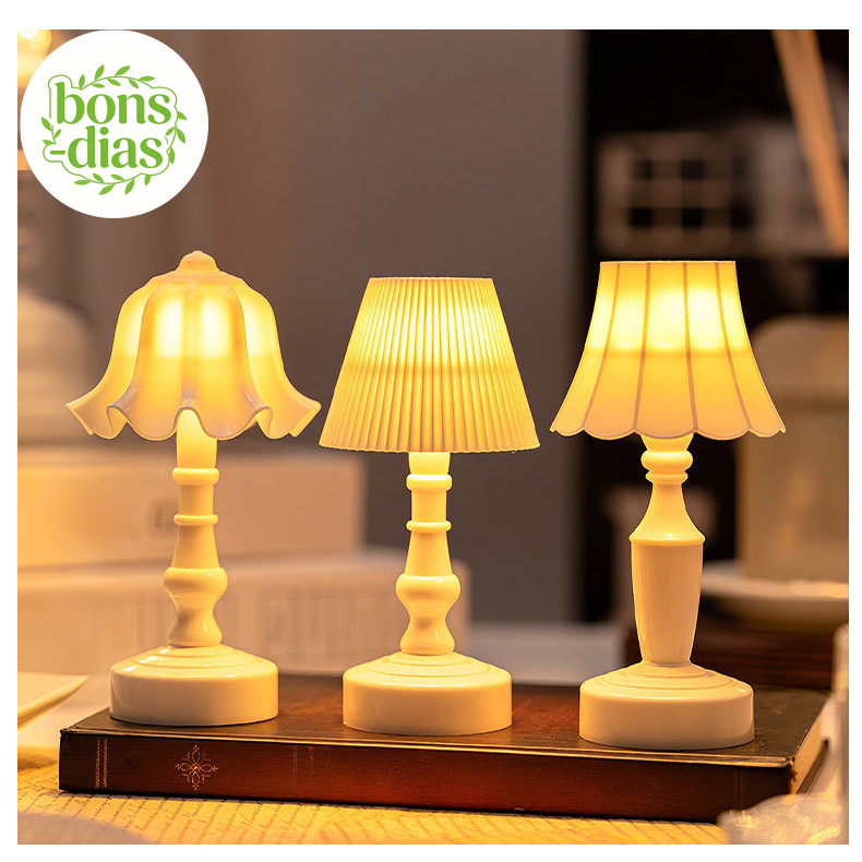 luminária de mesa LED fofa, luz de cabeceira, decoração para quarto infantil， Presente Perfeito D bons