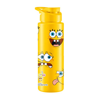 Garrafa De Água Plástica Squeeze 750ml Bob Esponja Caras em Oferta na Shopee