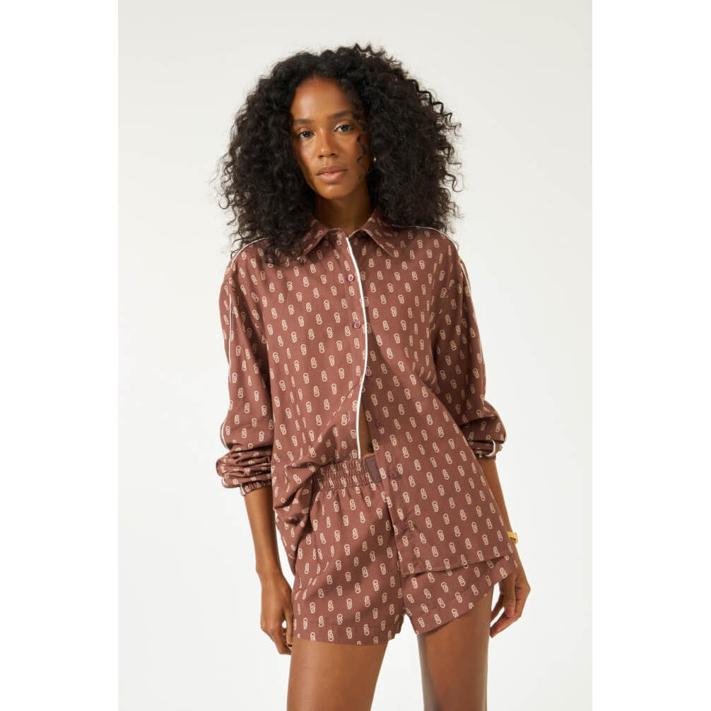 Camisa Feminina Athleisure Tricoline Morgan – Colcci Sport Outono 2026