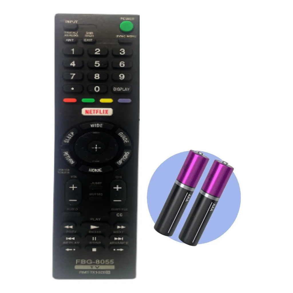 Controle Smart Compatível C/sony C/ Netflix  Modelo-8055