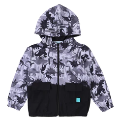 Jaqueta Infantil Kookabu Corta Vento Estampada Menino